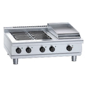 Waldorf 800 Series 900mm Electric Cooktop Low Back Version - Bench Model - RNL8603E-B