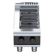 Waldorf Bold 300mm Electric Cooktop Low Back Version - Bench Model - RNLB8200E-B