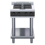 Waldorf Bold 600mm Electric Cooktop Low Back Version - Leg Stand - RNLB8400E-LS