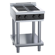 Waldorf Bold 600mm Electric Cooktop Low Back Version - Leg Stand - RNLB8400E-LS