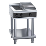 Waldorf Bold 600mm Electric Cooktop Low Back Version - Leg Stand - RNLB8403E-LS