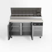 AG 2 Door Saladette Fridge - 8 x 1/3 GN Trays 390L - SH2000-800