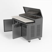 AG 2 Door Saladette Fridge - 8 x 1/3 GN Trays 390L - SH2000-800