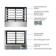 Bonvue Deluxe Chilled Display Cabinet 5 Tier 1500mm - SLP850C