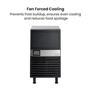 Blizzard Under Bench Ice Maker Air Cooled 55kg - SN-120P