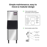 Blizzard Professional Ice Maker 145kg - SN-145C
