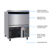 Blizzard Premium Under-Counter Ice Maker Large Cube Ice – SN-200P