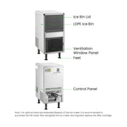Blizzard Blizzard Underbench Bullet Ice Maker 25kg - SN-25C