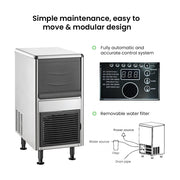 Blizzard Blizzard Underbench Bullet Ice Maker 25kg - SN-25C