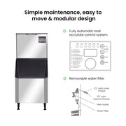 Blizzard Professional Ice Maker 280kg - SN-280C