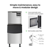Blizzard Professional Air-Cooled Ice Maker 189kg - SN-420P