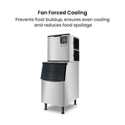 Blizzard Professional Air-Cooled Ice Maker 310kg - SN-700P