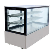 Bonvue Black Trim Square Glass Cake Display 3 Tier 1500mm- SSU150-2XB