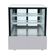 Bonvue Black Trim Square Glass Cake Display 3 Tier 900mm - SSU90-2XB