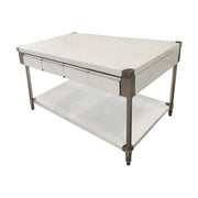 Modular Systems Stainless Steel Workbench with 4 Drawer Each Side 1800mm - SWBD10-1800