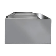 Tecnodom Series MR80 Black 1520mm Self-Serving Deli Display with Storage & Castors - TDMR-0815SELF