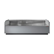 Tecnodom Series MR80 Black 2000mm Self-Serving Deli Display with Storage & Castors - TDMR-0820SELF