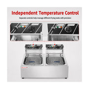 Benchstar Double Tank Electric Fryer - TEF-82KW