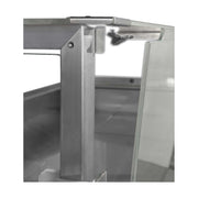 Tecnodom Series MR 2000mm Wide Deli Display with Storage and Castors