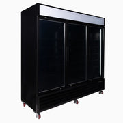 Bromic Upright Display Fridge 1980L - 3 Door - Flat Glass - Lightbox - UC1980GDL-NR