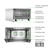 ConvectMax Heavy Duty Stainless Steel Convection Oven - YXD-8A-3E