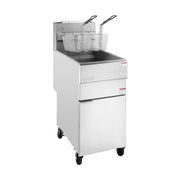 Apuro Twin Basket Single Tank Gas Fryer 23Ltr LPG - JB834-P