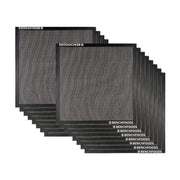 BenchFoods 40 x 40cm Premium Silicone Non-Stick Mesh Mats 16 Pack