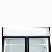 Bromic Upright Display Fridge – 885L – 2 Doors – Flat Glass – Black - GM0900LBECO