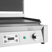 Apuro Double Contact Grill Flat Plates with Timer - CU610-A