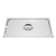 Vogue Stainless Steel Gastronorm Notched Lid 1/1 - DP250