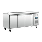 Polar 3 Door Saladette Counter Fridge - FT283-A