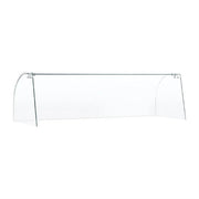 Polar Curved Glass Sneeze Guard Assembly for CT395 - FT284