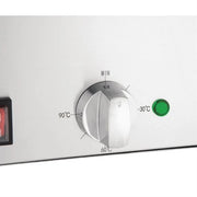 Apuro Bain-Marie with Pans 2x1/3 & 2x1/6 Pans 150mm Deep Inc Lids - FT691-A
