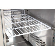 Polar U-Series 3 Door Counter Fridge with Upstand 417L - UA065-A