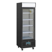 Polar G-Series 1 Door Upright Display Fridge 218L Black - GH426-A