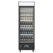 Polar G-Series 1 Door Upright Display Fridge 368L Black - GH427-A
