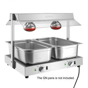 Apuro Food Warmer with Gantry 2x GN 1/1 - HT760-A