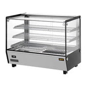 Apuro Square Countertop Heated Display Merchandiser 160Ltr - HW924-A