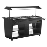 Apuro Heated Buffet Bar Black - JA179-A
