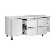 Polar U-Series Four Drawers and One Door Counter Fridge - UA103-A