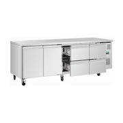 Polar U-Series Double Door Counter Fridge 616Ltr - UA104-A