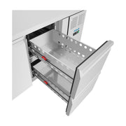 Polar U-Series One Door and Two Drawer Counter Fridge - UA108-A