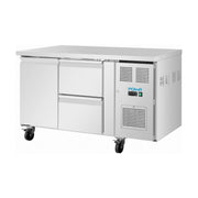 Polar U-Series One Door and Two Drawer Counter Fridge - UA108-A