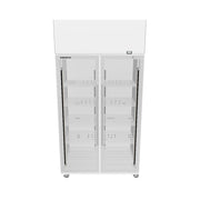 SKOPE ActiveCore TME 2 Glass Door Display or Storage Fridge 980L - TME1000N-A - 3D model (White Interior / White Exterior)