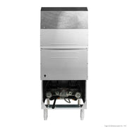Gasmax Superfast Natural Gas Tube Twin Vat Fryer - RC400TE