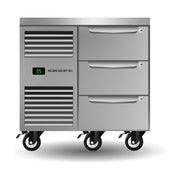 SKOPE ProSpec Three Drawer, One Bay, Underbench GN 1/1 Fridge 126L - PG11.UBR.1.D3