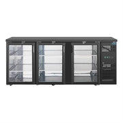 Polar U-Series Back Bar Cooler 3 door Display - UA022-A