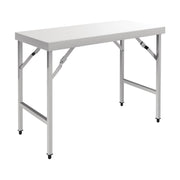 Vogue Stainless Steel Folding Table 1200mm - CB905