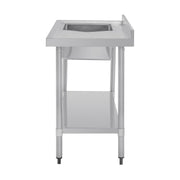Vogue Single Bowl Sink R/H Drainer 1200mm 90mm Drain - HC903