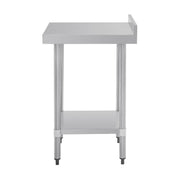 Vogue Stainless Steel Prep Table with Splashback 600mm - T379